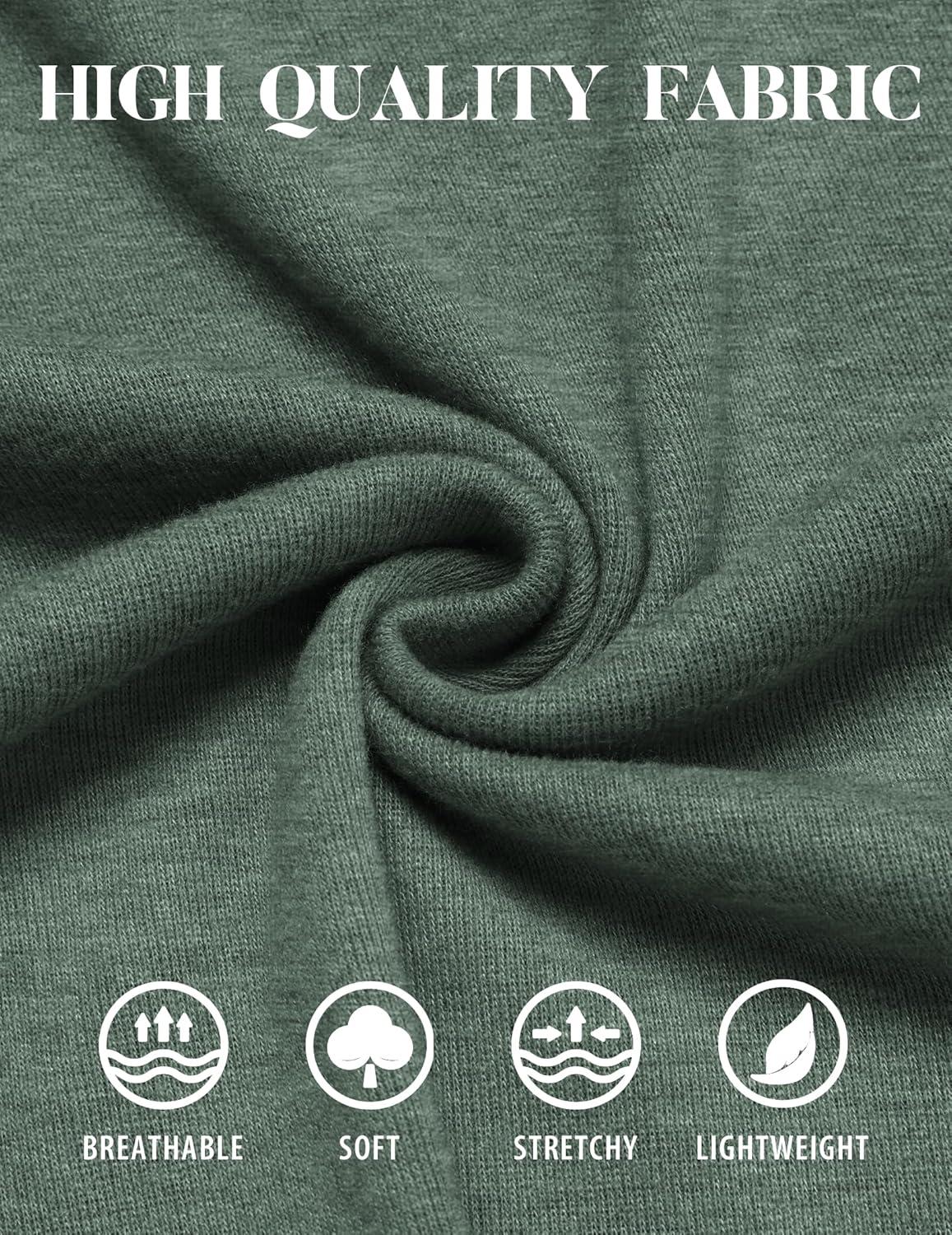 imageCOOFANDY Mens Long Sleeve Polo Shirts Classic Casual Button Polo Tee Lightweight Collared Golf ShirtDark Army Green