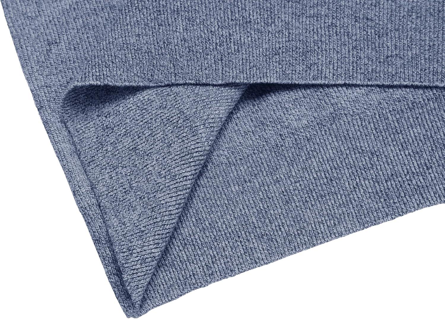 imageCOOFANDY Mens Sweater Vest V Neck Sleeveless Sweater Slim Fit Casual Knitted Pullover SweaterBlue and White