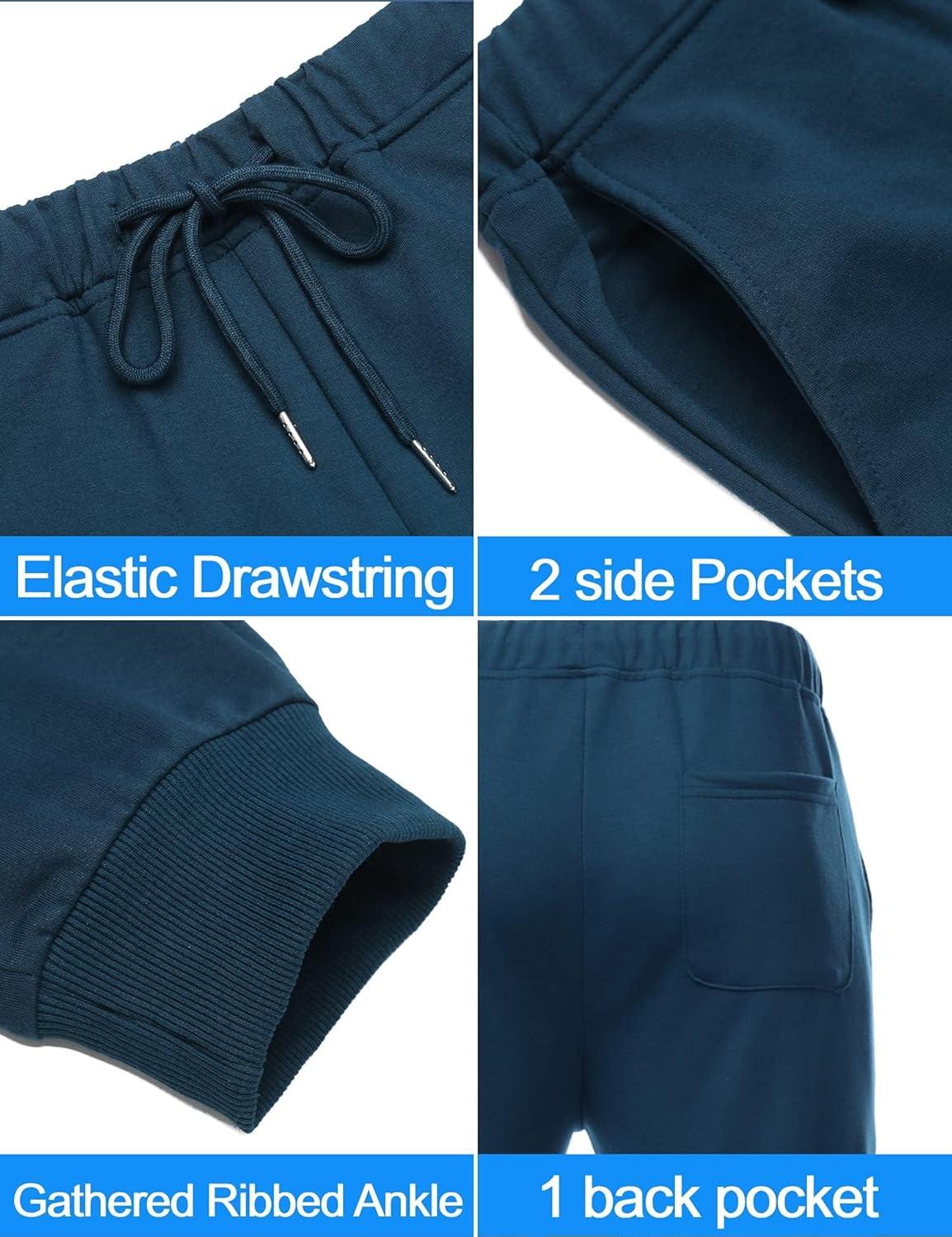 imageCOOFANDY Mens Tracksuit 2 Piece Hoodie Sweatsuit Sets Casual Jogging Athletic SuitsBlue Grey