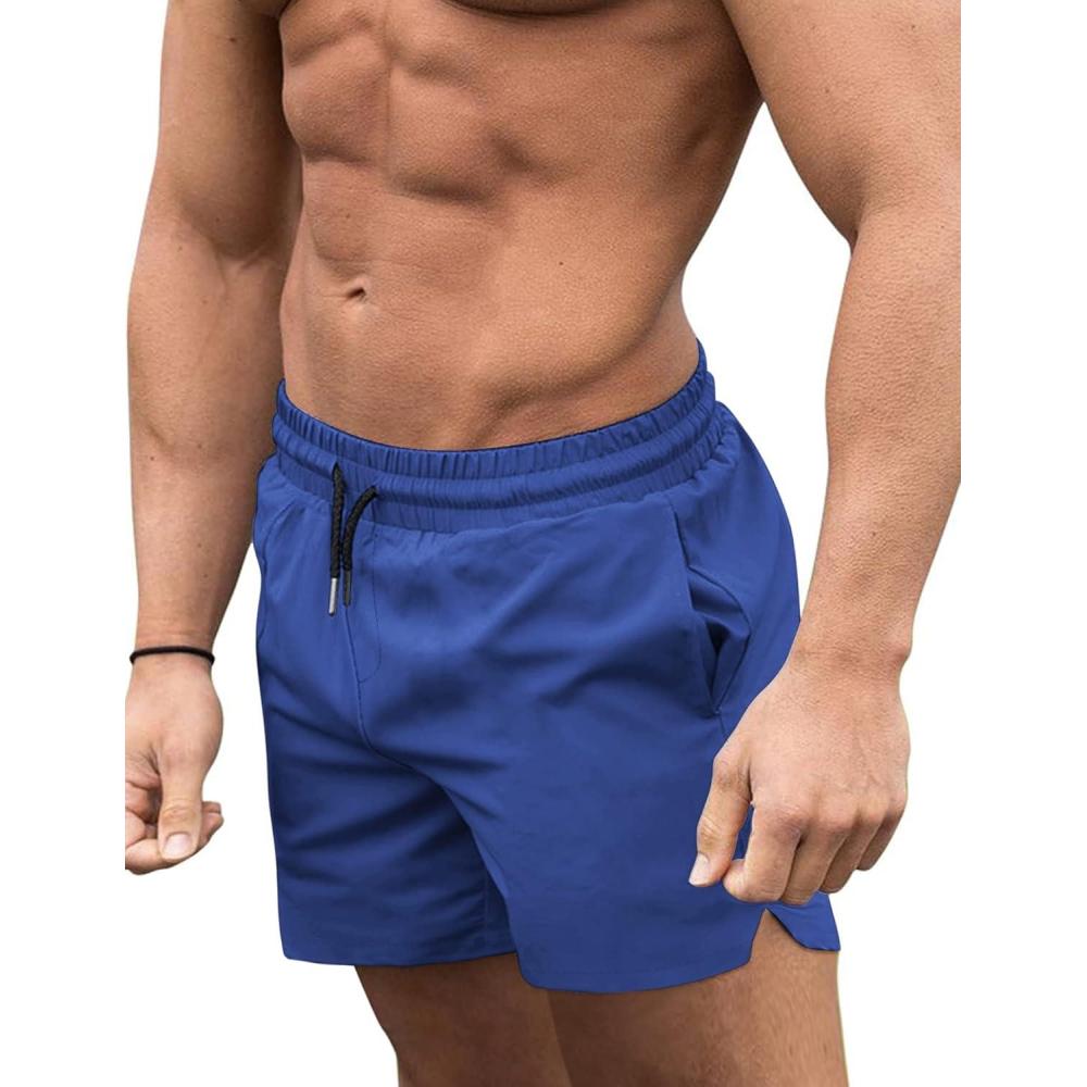 imageCOOFANDY Mens Swim Trunks Quick Dry Board Shorts Swimsuit Swimwear Bathing SuitL Snorkel Blue