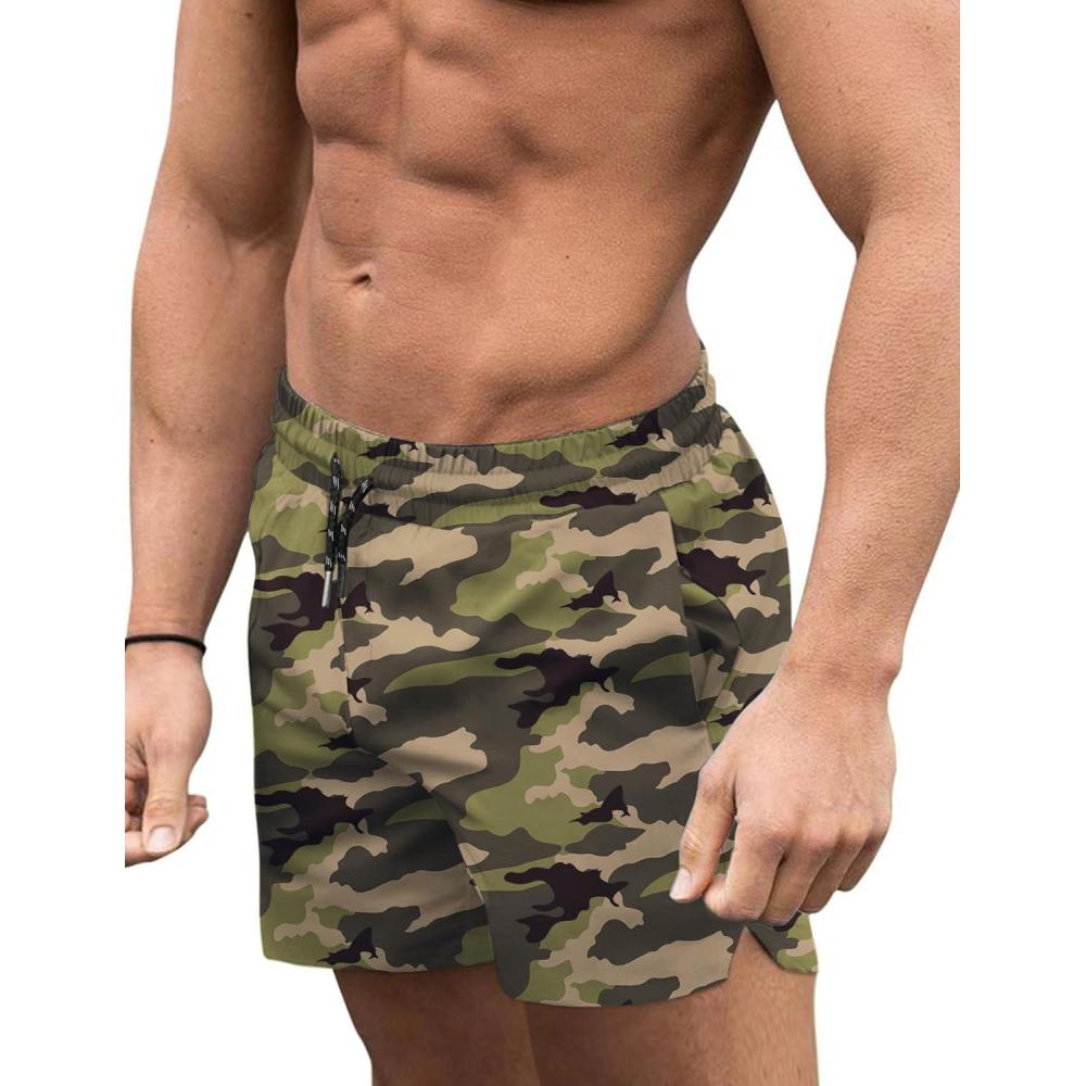 imageCOOFANDY Mens Swim Trunks Quick Dry Board Shorts Swimsuit Swimwear Bathing SuitP Camo