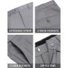 COOFANDY Men 2 Piece Suits One Button Blazer Jacket Tuxedo Slim Fit Suit Pant(Light Grey)
