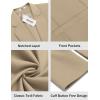 COOFANDY Men Casual Blazer Sport Coats Slim Fit Lightweight Business Two Button Suit Jackets(Khaki)