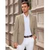 COOFANDY Men Casual Blazer Sport Coats Slim Fit Lightweight Business Two Button Suit Jackets(Khaki)