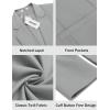 COOFANDY Men Casual Blazer Sport Coats Slim Fit Lightweight Business Two Button Suit Jackets(Light Grey)