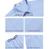 COOFANDY Mens 2 Piece Casual Beach Outfits Short Sleeve Button Down Shirts Summer Loose Pant Sets Vacation Walking Outfits(Light Blue)
