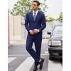 COOFANDY Men’s 2 Piece Suits Classic Fit 2 Button Dress Suits Tuxedo Jacket Blazer for Wedding Business Dinner Prom(Navy Blue One)