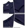 COOFANDY Men’s 2 Piece Tracksuit Set Quarter Zip Sweatsuit Athletic Running Suit Sets Long Sleeve Casual Outfits(Navy Blue)