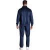 COOFANDY Mens 2 Piece Velour Tracksuit Full Zip Jackets Pants Velvet Jogging Suits Sweatsuit Set(Navy)