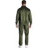 COOFANDY Mens 2 Piece Velour Tracksuit Full Zip Jackets Pants Velvet Jogging Suits Sweatsuit Set(Olive Green)