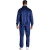 COOFANDY Mens 2 Piece Velour Tracksuit Full Zip Jackets Pants Velvet Jogging Suits Sweatsuit Set(Royal Blue)