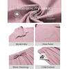 COOFANDY Mens Beach Outfits 2 Piece Sets Casual Short Sleeve Button Down Summer Textured Shirt(Dark Pink)
