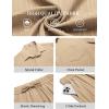 COOFANDY Mens Beach Outfits 2 Piece Sets Casual Short Sleeve Button Down Summer Textured Shirt(Light Brown)
