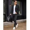 COOFANDY Mens Blazer Casual Two Buttons Sport Coat Slim Fit Lightweight Suit Jackets(Black)
