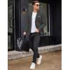 COOFANDY Mens Blazer Casual Two Buttons Sport Coat Slim Fit Lightweight Suit Jackets(Dark Grey)