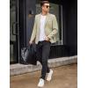 COOFANDY Mens Blazer Casual Two Buttons Sport Coat Slim Fit Lightweight Suit Jackets(Light Khaki)