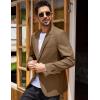 COOFANDY Men’s Blazer Casual Two Buttons Sport Coats Lightweight Suit Jacket(Camel)