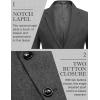 COOFANDY Men’s Blazer Casual Two Buttons Sport Coats Lightweight Suit Jacket(Dark Charcoal)