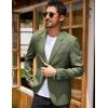 COOFANDY Men’s Blazer Casual Two Buttons Sport Coats Lightweight Suit Jacket(Dark Green)