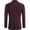 COOFANDY Men’s Blazer Casual Two Buttons Sport Coats Lightweight Suit Jacket(Dark Red)