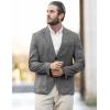 COOFANDY Men’s Blazer Casual Two Buttons Sport Coats Lightweight Suit Jacket(Gray)