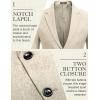 COOFANDY Men’s Blazer Casual Two Buttons Sport Coats Lightweight Suit Jacket(Light Khaki)