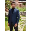COOFANDY Men’s Blazer Casual Two Buttons Sport Coats Lightweight Suit Jacket(Navy Blue)