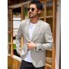 COOFANDY Men’s Blazer Casual Two Buttons Sport Coats Lightweight Suit Jacket(Pastel Gray)