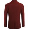 COOFANDY Men’s Blazer Casual Two Buttons Sport Coats Lightweight Suit Jacket(Red)