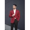 COOFANDY Men’s Blazer Casual Two Buttons Sport Coats Lightweight Suit Jacket(Red)