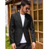 COOFANDY Men’s Blazer Casual Two Buttons Sport Coats Lightweight Suit Jacket(Solid Color Blazer – Black)