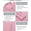 COOFANDY Men’s Button Down Long Sleeve Shirt Casual Untucked Dress Shirt Regular Fit Wedding Shirts(Pink)
