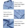COOFANDY Mens Button Down Shirts Short Sleeve Casual Summer Beach Shirts for Men Vacation Wedding Linen Shirt(Light Blue)