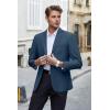 COOFANDY Men’s Casual Blazer Lightweight Suit Jacket Slim Fit Sport Coats for Men(Dark Blue)