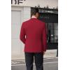 COOFANDY Men’s Casual Blazer Lightweight Suit Jacket Slim Fit Sport Coats for Men(Dark Red)