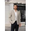 COOFANDY Men’s Casual Blazer Lightweight Suit Jacket Slim Fit Sport Coats for Men(Khaki)