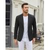 COOFANDY Men’s Casual Blazer One Button Sport Coat Slim Fit Lightweight Suit Blazer Jacket(Black)