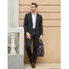 COOFANDY Men’s Casual Blazer One Button Sport Coat Slim Fit Lightweight Suit Blazer Jacket(Black)