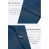 COOFANDY Men’s Casual Blazer One Button Sport Coat Slim Fit Lightweight Suit Blazer Jacket(Blue)