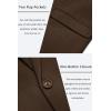 COOFANDY Men’s Casual Blazer One Button Sport Coat Slim Fit Lightweight Suit Blazer Jacket(Brown)