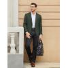 COOFANDY Men’s Casual Blazer One Button Sport Coat Slim Fit Lightweight Suit Blazer Jacket(Deep Green)