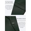 COOFANDY Men’s Casual Blazer One Button Sport Coat Slim Fit Lightweight Suit Blazer Jacket(Deep Green)