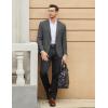 COOFANDY Men’s Casual Blazer One Button Sport Coat Slim Fit Lightweight Suit Blazer Jacket(Deep Grey)