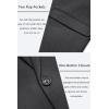 COOFANDY Men’s Casual Blazer One Button Sport Coat Slim Fit Lightweight Suit Blazer Jacket(Deep Grey)