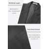 COOFANDY Men’s Casual Blazer One Button Sport Coat Slim Fit Lightweight Suit Blazer Jacket(Deep Grey)