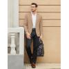 COOFANDY Men’s Casual Blazer One Button Sport Coat Slim Fit Lightweight Suit Blazer Jacket(Khaki)