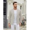 COOFANDY Men’s Casual Blazer One Button Sport Coat Slim Fit Lightweight Suit Blazer Jacket(Light Khaki)