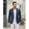 COOFANDY Men’s Casual Blazer One Button Sport Coat Slim Fit Lightweight Suit Blazer Jacket(Navy Blue)