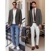 COOFANDY Men’s Casual Blazer Slim Fit Lightweight Sport Coats One Button Suit Jacket Dress Blazer Jackets(Dark Gray)