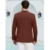 COOFANDY Men’s Casual Blazer Slim Fit Lightweight Sport Coats One Button Suit Jacket Dress Blazer Jackets(Dark Red)